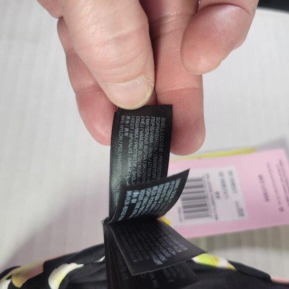 Hurley x Carissa Moore Women Max Plumeria Floral Strappy Scoop Bikini Top Size X - Picture 7 of 9